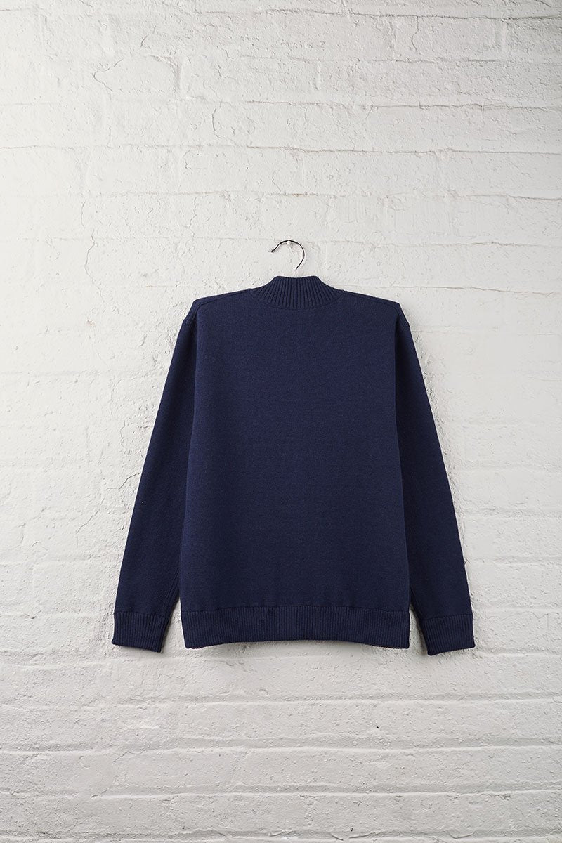 Boys Reversible Full Zip Sweater Cardigan