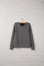 Girls Reversible V-Neck Sweater